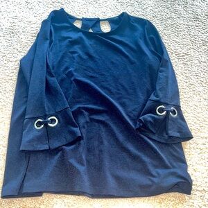 Dressy black womens top